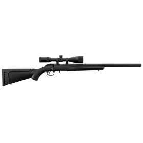 Carabine à verrou Ruger American Rimfire calibre .22LR 22'' 1/2''-28 + Lunette 3-9x40 CARA RUGER SILENCE AMERICAN .22LR 56CM  LU