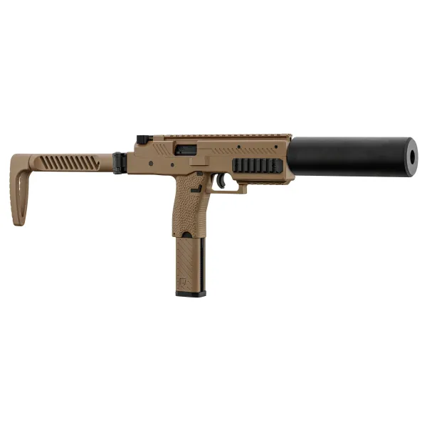 Réplique SMG VMP-1X Tan avec silencieux 0.95J REP NUPROL VMP-1 SMG TAN+SIL+MAG - 0.95J
