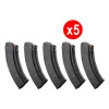 Pack 5 chargeurs 30 coups SAIGA 7.62x39 mm !A1! PACK 5 CHARGEURS SAIGA POLYMERE 7.62X39MM 30 COUPS