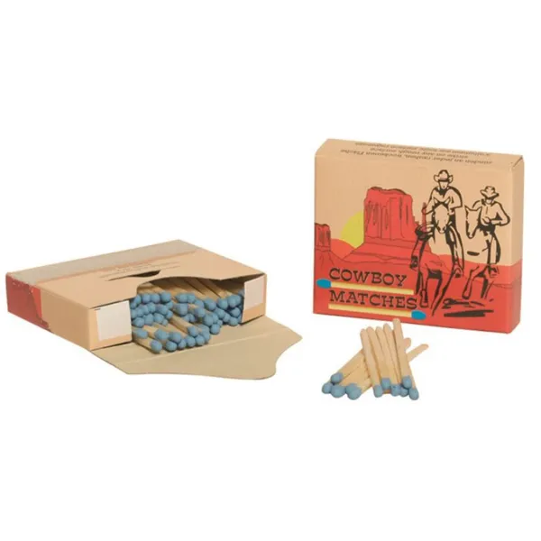 Boîte de 100 allumettes cowboy ALLUMETTES COWBOY BOITE DE 100
