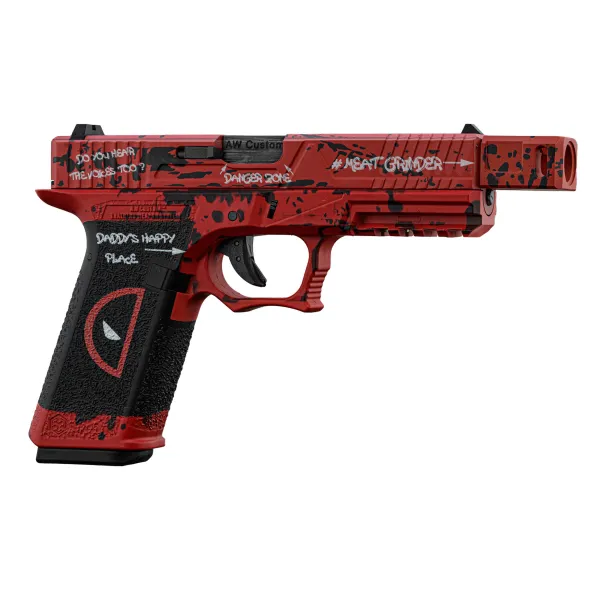 Réplique GBB VX7302 DP rouge et noir Réplique GBB VX7 DR rouge et noir