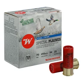 Cartouches de chasse Winchester12/70 34g Acier numéro 5 Hautes Performances WINCH,CART STEEL HP, SPECIAL PLAINES 12/70 16mm P5 B