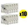 Pack Cibles cartonnées 14 x 14 cm Shoot Again (x10) Pack 100 cibles Blanches avec centre noir