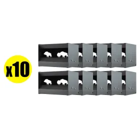 Pack Cible mobile silhouettes Sangliers pour air comprimé calibre 4.5 mm (x10) PACK X10 CIBLE MOBILE 3 SILHOUETTES SANGLIERS POU