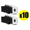 Pack Porte cible conique métallique 17x17 cm (x10) PACK X 10 PORTE CIBLE CONIQUE 17 X 17