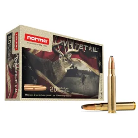 Cartouche de chasse Norma 9,3 x 62 285gr / 18.5g Whitetail Soft Point (boîte de 20 cartouches) Norma- 9.3x62 18.5g/285gr Whiteta