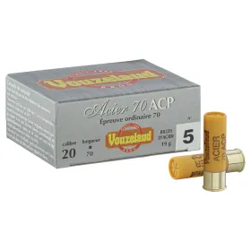 Cartouches Vouzelaud Acier 70 ACP Hautes Performances - Cal. 20/70 20/70 acier n°5