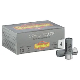 Cartouches Vouzelaud Acier 70 ACP Hautes Performances - Cal. 12/70 12/70 acier n°5