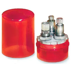 Lee Precision - Boîte de rangement ronde pour outil Lee Die Box Round Red 90535