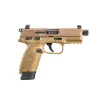 Pistolet semi automatique FN Herstal FN 502 Tactical 1x10 + 1x15 FDE/FDE