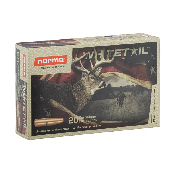 Cartouches de chasse Norma Whitetail 7mm Remington - Boîte de 20 7mm Rem Mag Whitetail 150 gr