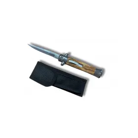 Couteau automatique type Italien manche bois OTF