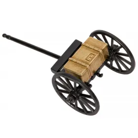 Réplique décorative Denix avant train Canon Guerre Civile 1857 Avant Train 1857