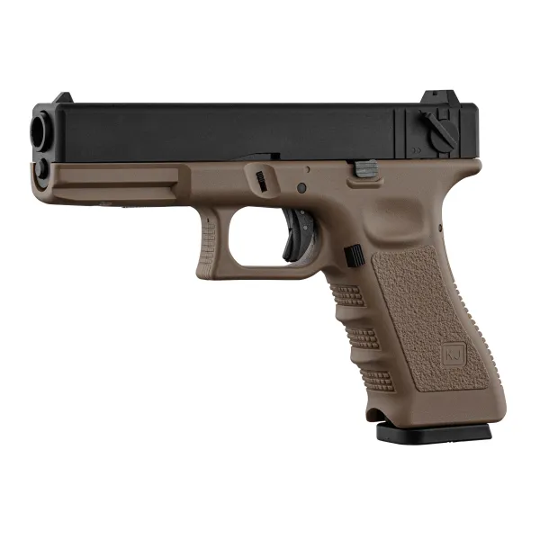 Réplique airsoft KJ Works KP-18 full auto gaz metal slide KP-18 full auto - TAN