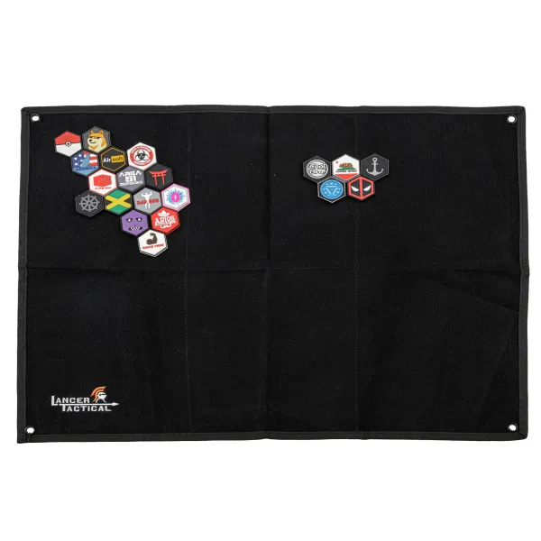 Présentoir à patch noir avec 20 patchs aléatoires sentinelle gear