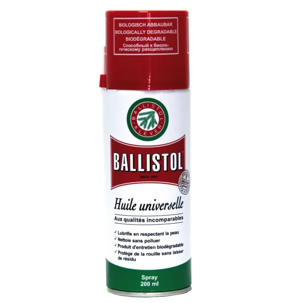 Aérosol huile universelle 200 ml - Ballistol