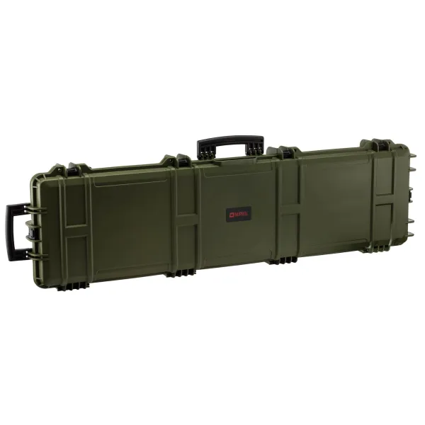 Mallette XL Waterproof OD Green 137 x 39 x 15 cm mousse pré-découpée - Nuprol Mallette XL verte