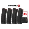 Pack 5 chargeurs AMEND2 30 coups Noir PACK 5 CHARGEURS AMEND2 30 COUPS NOIR