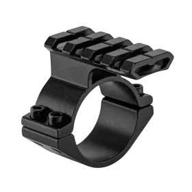 Support de montage optique rond Lensolux avec rail Picatinny Ø30mm et insert Ø25.4mm
