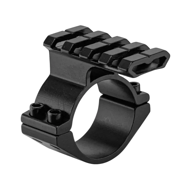 Support de montage optique rond Lensolux avec rail Picatinny Ø30mm et insert Ø25.4mm