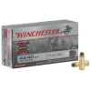 Munitions  Cal. 44-40 à percussion centrale Winchester Demi blindée - Soft Point