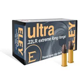 Cartouches Eley .22LR Extreme Long Range Eley 22LR Extreme Long Range