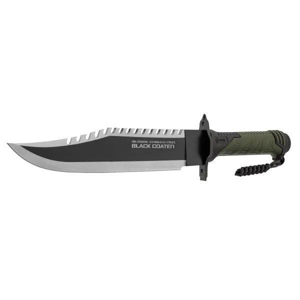 K25 Couteau de survie Corde + Allume-feu + étui Couteau de survie
