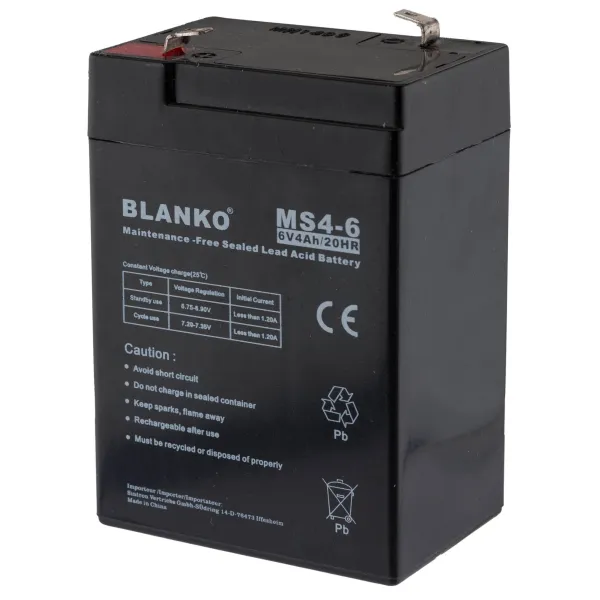 Batterie rechargeable MS4-6 6 volts