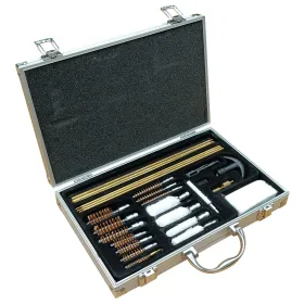 Coffret de nettoyage pour canons armes d'épaule et de poings (34 pièces)