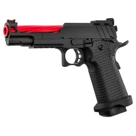 Réplique GBB hi-capa 5.1 Noir/Rouge Golden Eagle Réplique GBB hi-capa 5.1 noir/rouge Golden Eagle