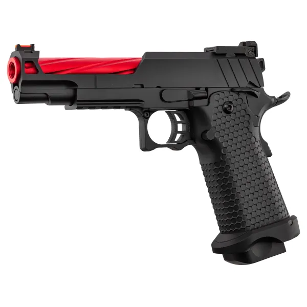 Réplique GBB hi-capa 5.1 Noir/Rouge Golden Eagle Réplique GBB hi-capa 5.1 noir/rouge Golden Eagle