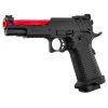 Réplique GBB hi-capa 5.1 Noir/Rouge Golden Eagle Réplique GBB hi-capa 5.1 noir/rouge Golden Eagle