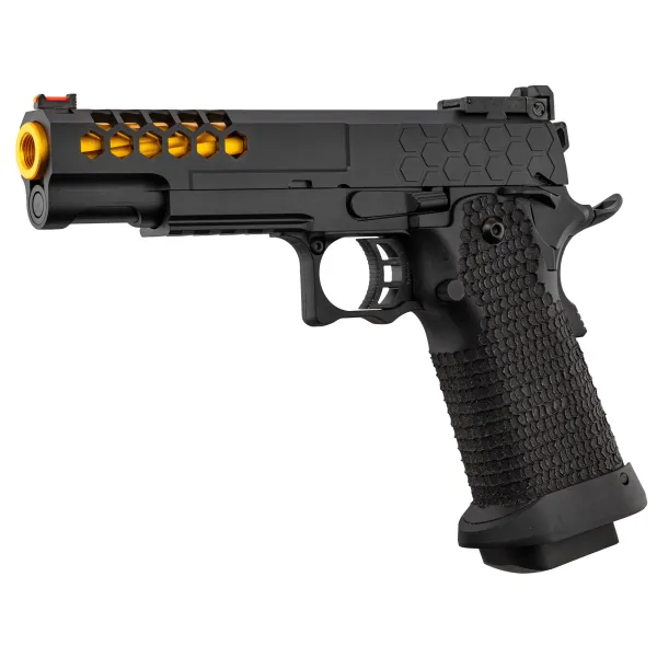Réplique GBB hi-capa 5.1 Noir/Gold Golden Eagle Réplique GBB hi-capa 5.1 noir/gold Golden Eagle
