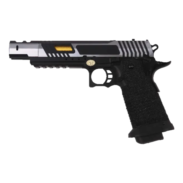 Réplique GBB hi-capa 5.1 Noir/Silver Golden Eagle RRéplique GBB hi-capa 5.1 Noir/Silver Golden Eagle