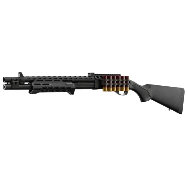 Réplique de fusil à pompe M870 Strike Industries noire M870 Full black