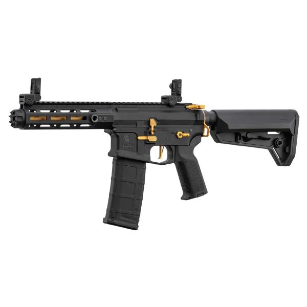 Réplique AEG LT-32 Hellion Noir/Gold NSR pack complet AEG LT-32 HELLION 7" NOIR/OR  PACK GEN2 - 1J - NSR