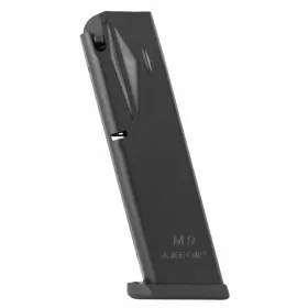 Chargeurs Mec-Gar pour Beretta 92FS-92G-92X-M9 Beretta 92FS-92G-92X-M9 - 15 coups - Nickel
