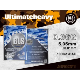 Billes biodégradables BLS 0,36g – Sachet de 1000 billes Carton 40 Sachets 1000rds - BIO - 0.36g BLS