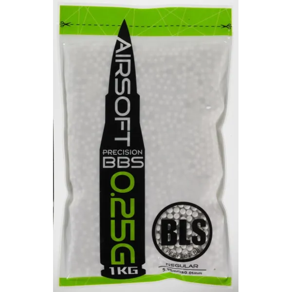 Billes 0.25g BLS STD 6mm – Sachet de 1 kg SACHET 1KG - 0.25g BLS