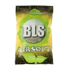 Billes 6mm Airsoft BIO Blanches 0.25g – BLS – Sac de 1 kg SACHET 1KG - BIO - 0.25g BLS