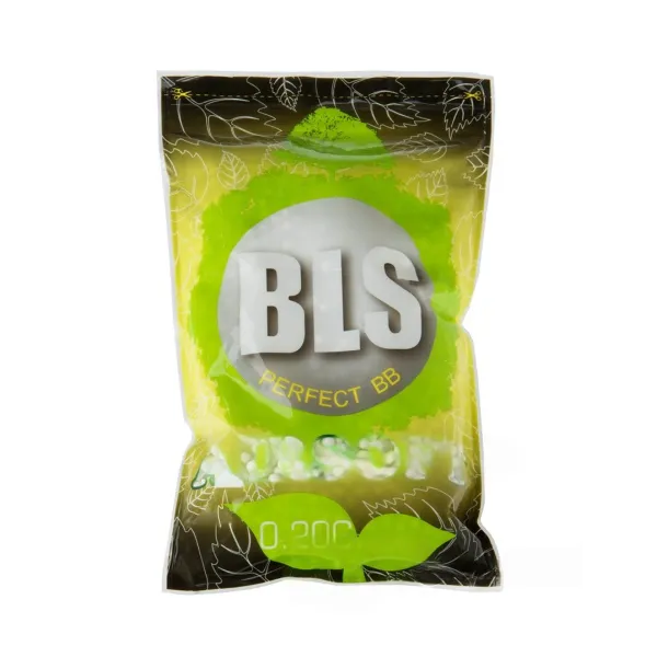 Billes 6mm Airsoft BIO Blanches 0.30g BLS Sachet 1KG - BIO - 0.30g BLS