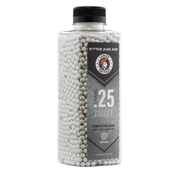 Billes Streamline Lancer Tactical - 0.25g BB LT Streamline 3300rds - 0.25g