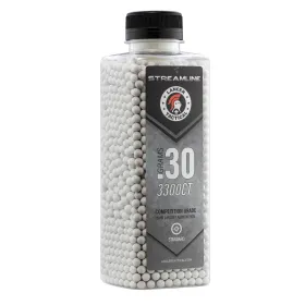 Billes Streamline Lancer Tactical - 0.30g CARTON DE 12 BOUTEILLES DE 3300 BB's LT STREAMLINE - 0.30g