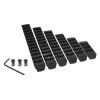 Set de 6 Rails Keymod nylon BO Manufacture 6 Rails Keymod Noirs