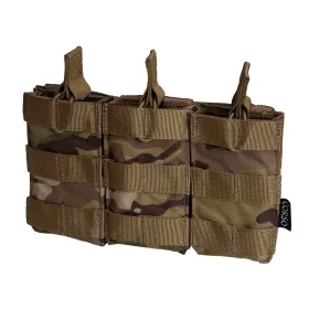 Poche porte-chargeurs triple M4 Dagger MOLLE - Corso Tactical Noir