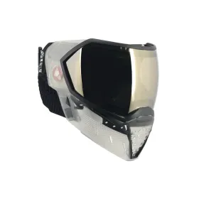 Masque EVS Crystal SE Clair/Noir avec lentille chromée noire HD