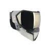 Masque EVS Crystal SE Clair/Noir avec lentille chromée noire HD