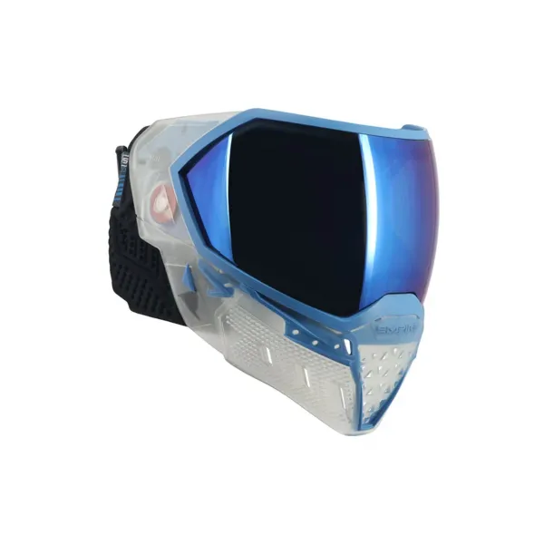 EVS Crystal SE Clair/Bleu avec lentille miroir bleue