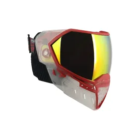 Masque EVS Crystal SE Clear/Red avec lentille Fire Mirror