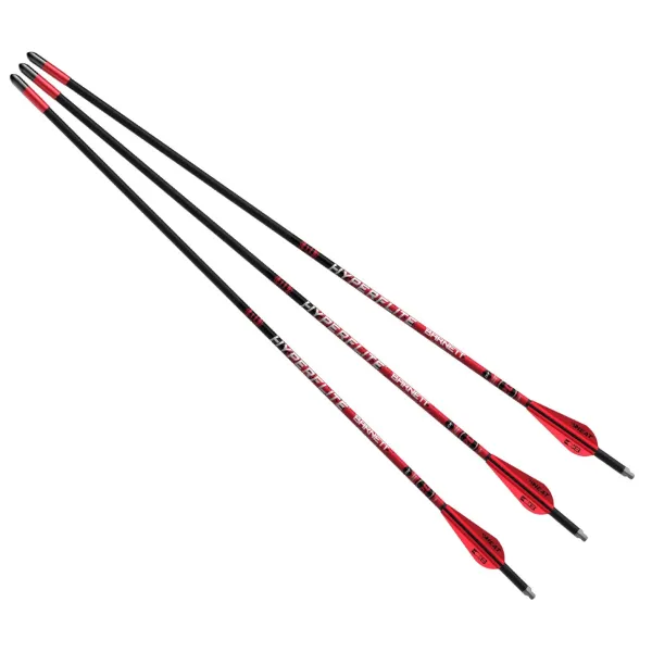 Barnett HyperFlite™ 20'' – Pack de 3 flèches BARNETT, LOT DE 3 FLECHES HYPERFLITE CARBONE 20' X3